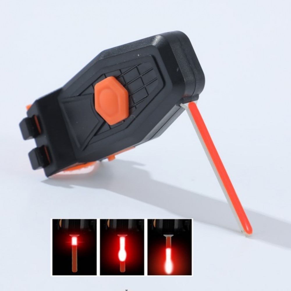 Plastic Bike Tail Light Lightweight and Strong USB Rechargeable 3 Light Modes#SUFA