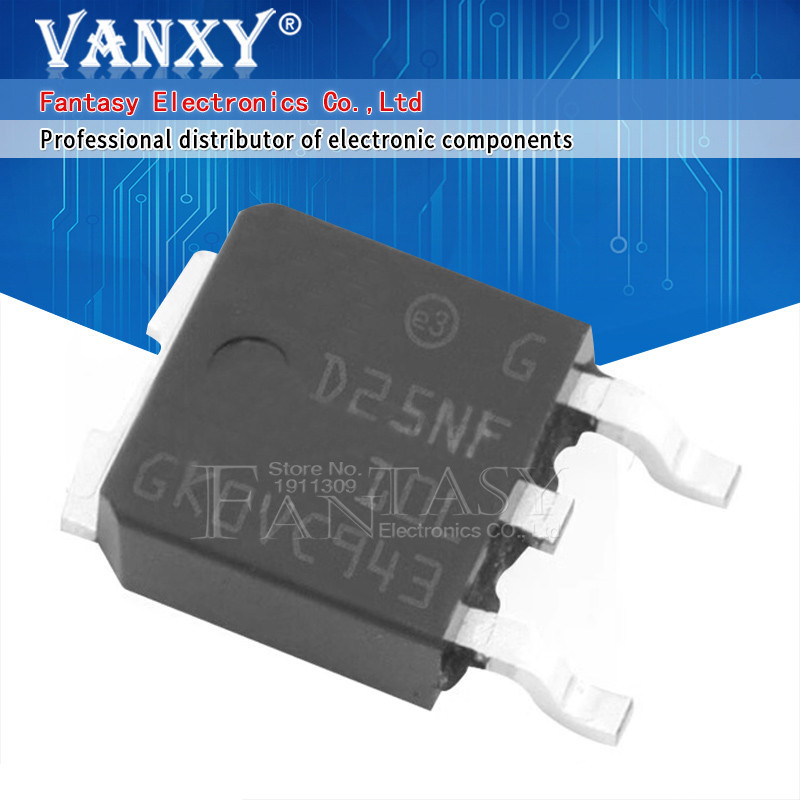 10pcs STD25NF10 STD25NF-10L STD25N10F7 STD29NF03L STD30NF06L STD45NF75 D25NF10 D25NF-10L 25N10F7 D45