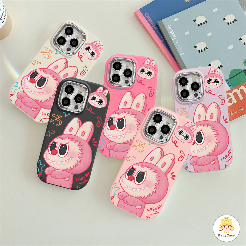 เลิฟลี่ เลิฟ ฮาร์ท ป๊อป มาร์ท ลาบูบู iPhone 11 14 15 13 Pro Max 7Plus 12 Pro Max X XR XS Max 7 8 15 Plus SE 2020
