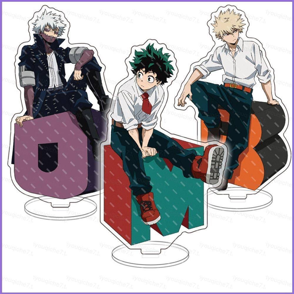 New5 My Hero Academia Todoroki Shoto วัสดุอะคริลิค Sign UP อะนิเมะรูปของเล ่ นยืนผู ้ ถือแผ ่ น