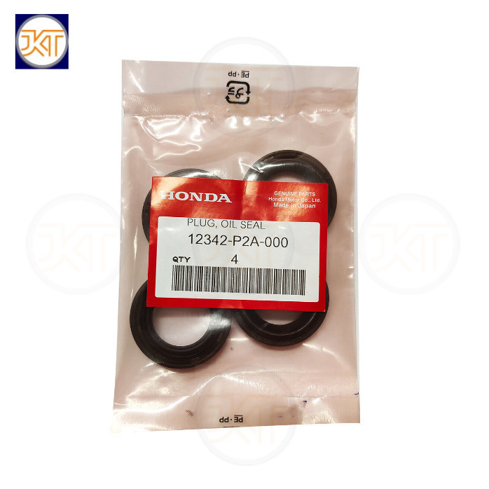 4 ตัว ชุด ซีลเบ้าหัวเทียน HONDA CIVIC 96-05, CITY 96-02, ACCORD 98-08 (D16 D17 B15) 12342-P2A-005 รา