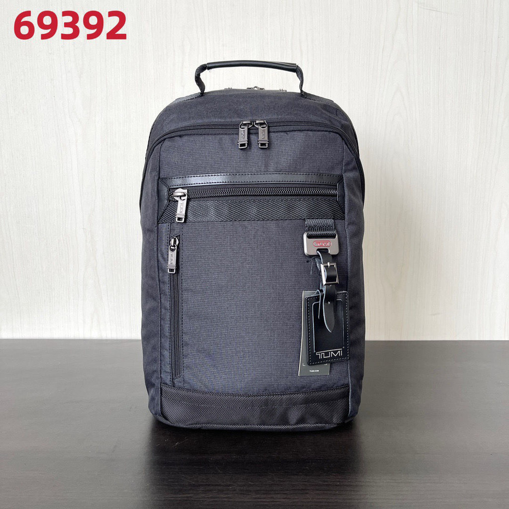 Tumi 69392HGYO Original Checked Fabric and Hardware Ballistic Nylon Commuter Backpack HQ9K