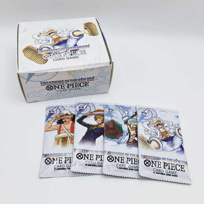 300 ชิ้นการ์ด/กล่อง One Piece การ์ดภาษาอังกฤษ Awakening Of the New Era Trading การ์ดเกม Battle Booster ของเล่นสําหรับของขวัญเด็ก