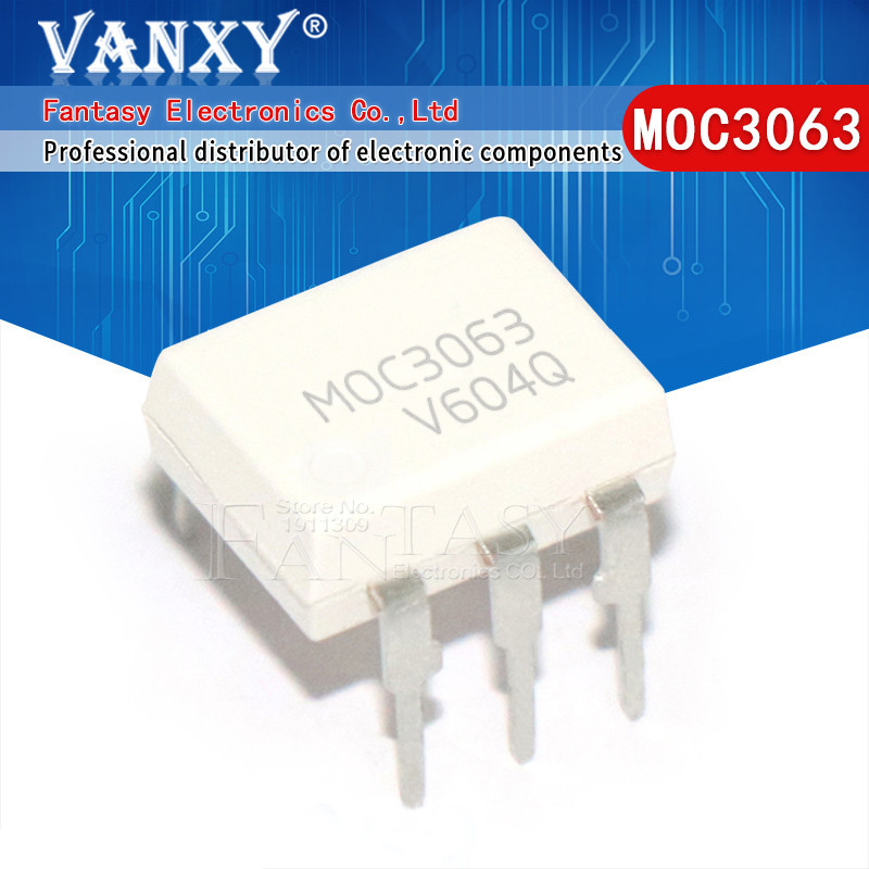10pcs MOC3010 MOC3020 MOC3021 MOC3023 MOC3041 MOC3043 MOC3052 MOC3061 MOC3063 MOC3062 MOC3022 MOC3031 MOC3042 MOC3011 อิเล็กทรอนิกส์Component