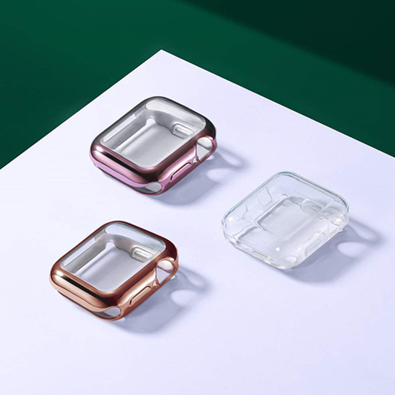 ชุบ TPU ป้องกันหน้าจอสําหรับ Apple Watch 10 9 6 4 SE 3 Ultra 2 ฝาครอบ iWatch 46 มม.49 มม.41 มม.45 มม.42 มม.38 มม.40 มม.44 มม.