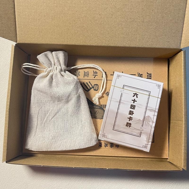 I Ching Sixty-Four Trigrams Card Trigrams Set One Set เริ่มต้นเริ่มต้นหนึ่ง Trigram One Card 64 Trig