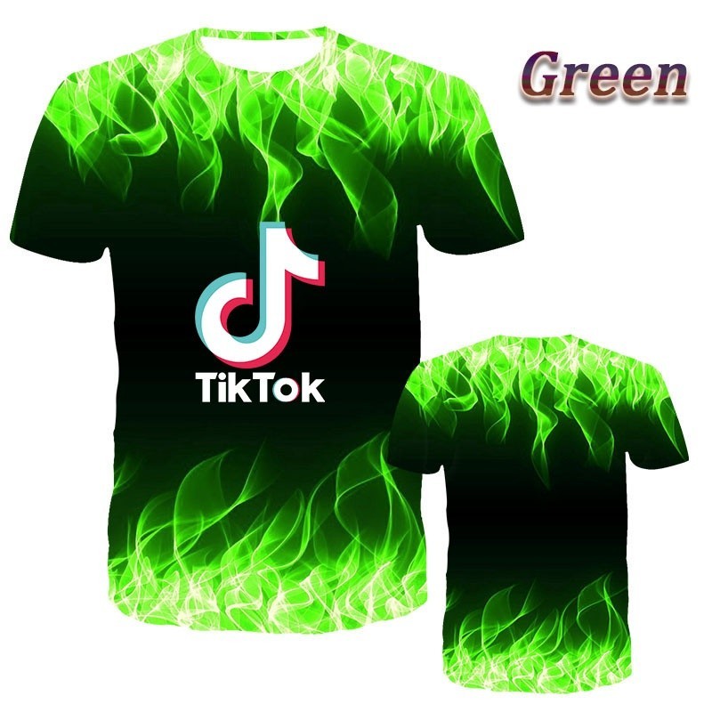 Jersey 2024 เสื้อเชิ้ตผู้ชายเสื้อยืดฤดูร้อนใหม่ Tik Tok 3D พิมพ์ผู้หญิงแฟชั่น Calla Casual Cool เสื้