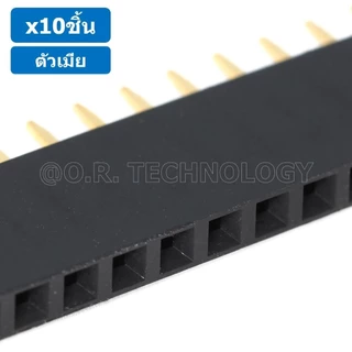 ก้างปลา ตัวผู้/ตัวเมีย ตรง/งอ 40Pin 2.54mm Pin Header Male/Female Straight/Angle Header Connector ขาต่อบอร์ด PCB 40 pin