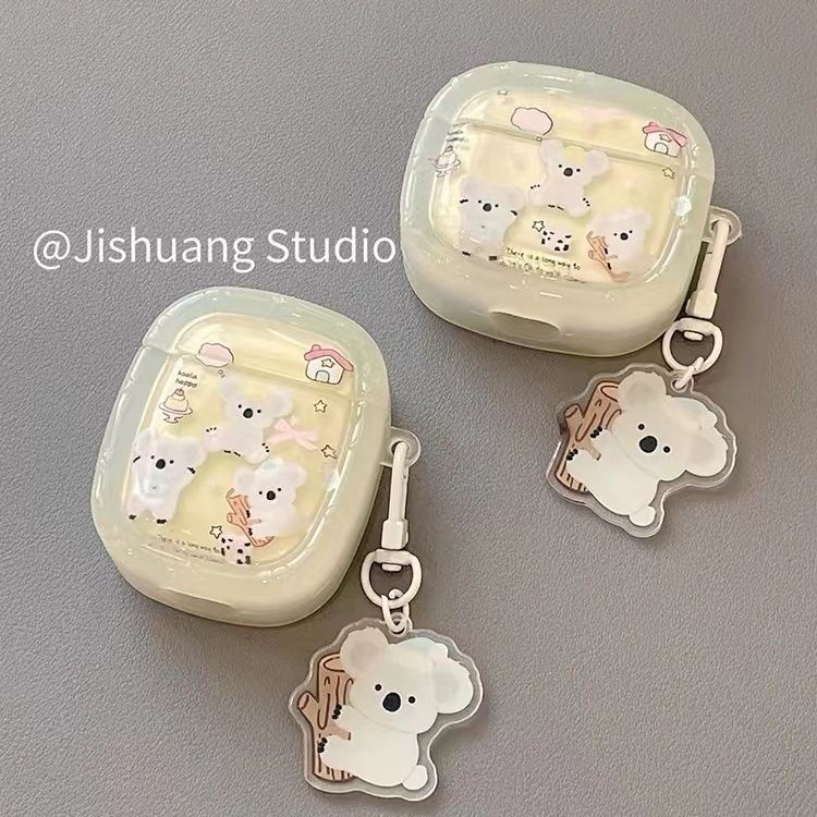 น่ารัก Koala เหมาะสําหรับ Lenovo LP40pro เคสป้องกัน Lenovo LP5 เคสหูฟัง Lenovo LP40 หูฟังเคสป้องกัน