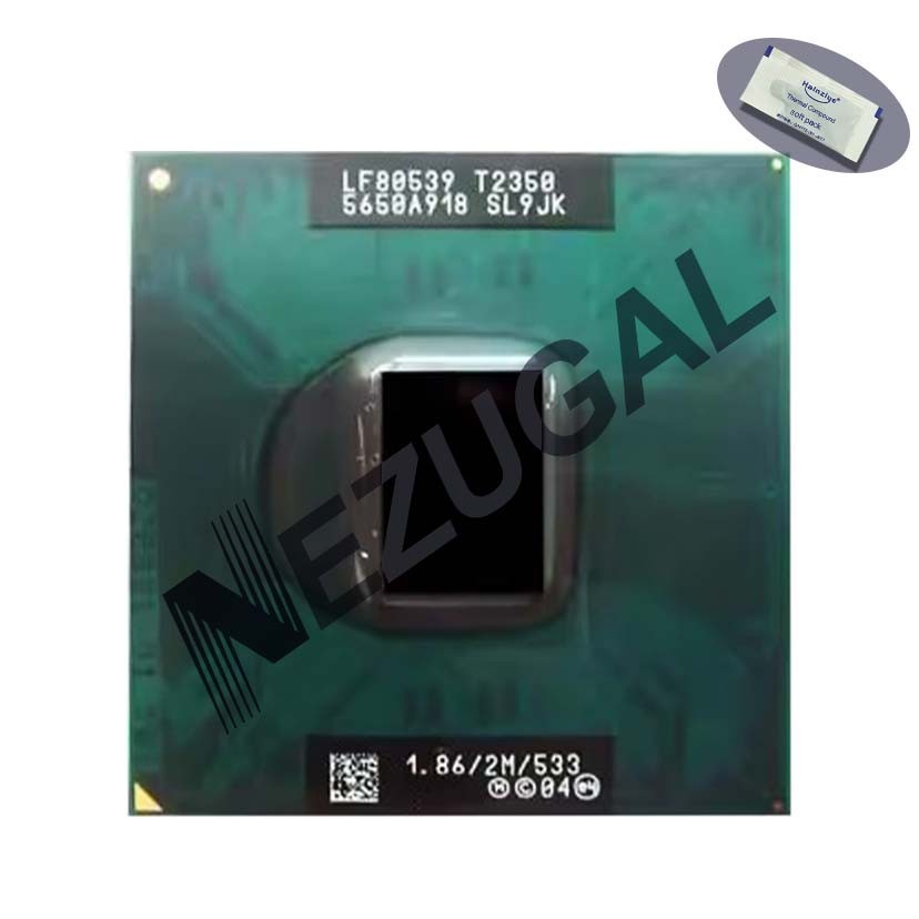 T2350 SL9JK 1.86 Ghz Dual Core 2M 31W PPGA478 โปรเซสเซอร์ CPU