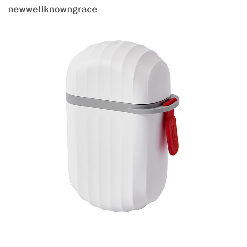 Newwellknowngrace Travel จานสบู่ท่อระบายน้ําอุปกรณ์ห้องน้ําแบบพกพา Gadgets สําหรับการเดินทางผู้ถือคอนเทนเนอร์อุปกรณ์เสริมกล่องเก็บ TH