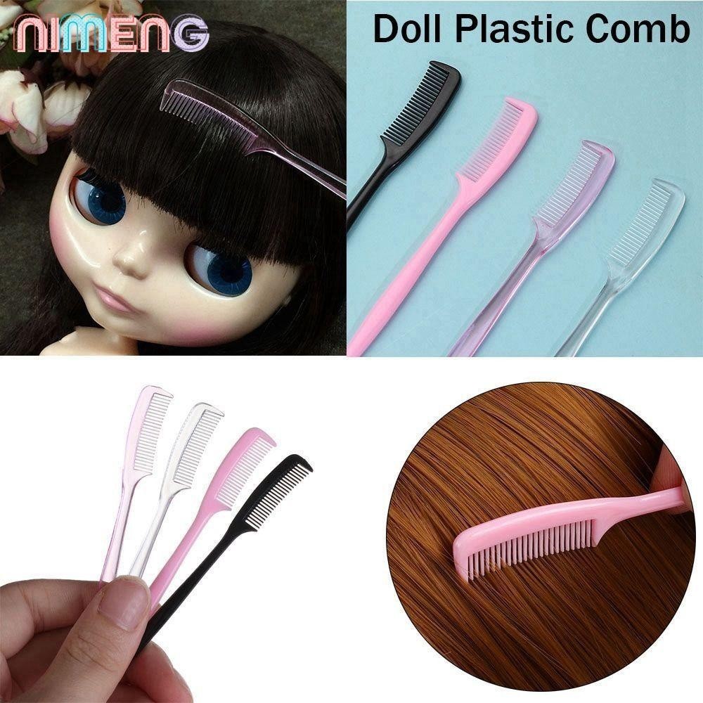Nimeng หวีพลาสติก ขนาดเล็ก 9 ซม. อุปกรณ์เสริม สําหรับตุ๊กตา BJD 1 5 ชิ้น