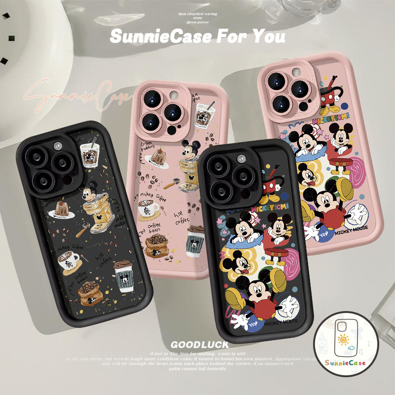 การ์ตูนมิกกี้ชงกาแฟถั่วไมกี้ สำหรั infinix Smart 8 7 6 5 Hot 30i 12 11 9 40i 30 10 20 Play Spark GO 20 Pro Note 30