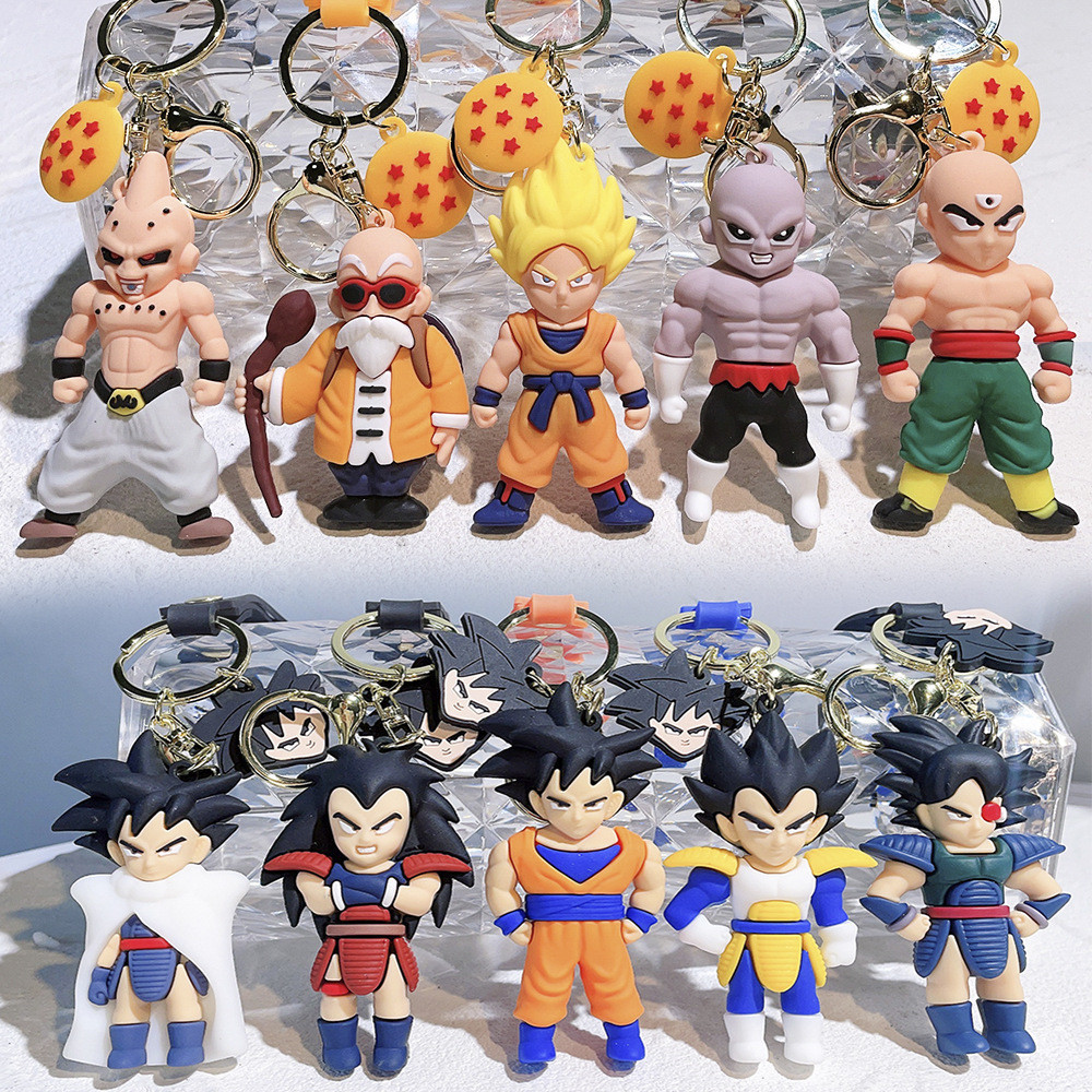 Dragonball พวงกุญแจจี้อะนิเมะกระเป๋ารถจี้ของขวัญการ์ตูน Sun Wukong