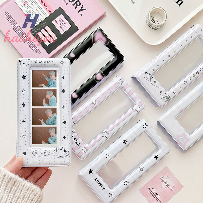 <haohiyou> Star Photo Booth Frames-อัลบั้มรูปสําหรับ 2x6 นิ้วภาพแถบอัลบั้มงานแต่งงาน 2 X 6 บุ๊คมาร์คผู้ถือ 18 หน้า 36 รูปถ่าย Nice