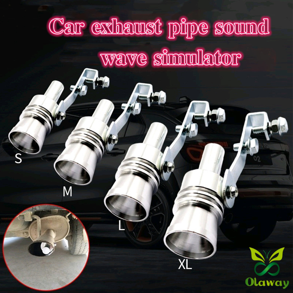 Olaway ตัวแปลงเสียงท่อรถยนต์ เสียงเทอร์โบร์ สำหรับท่อไอเสีย Car exhaust pipe sounder