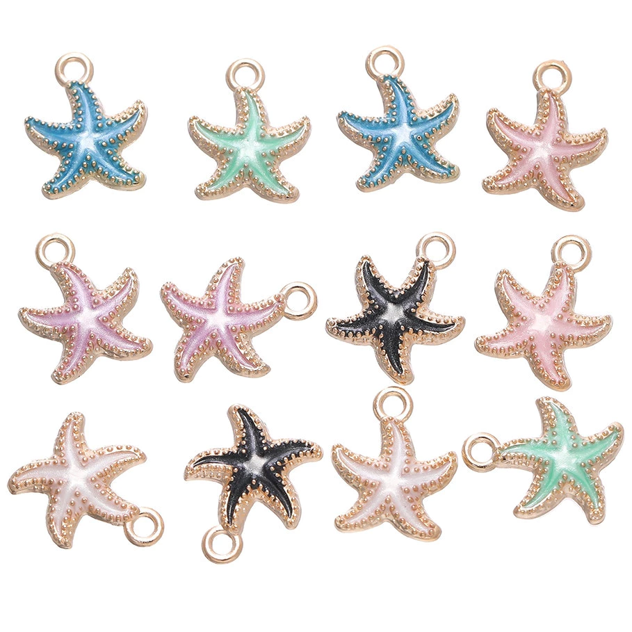 St. kunkka 2-10 ชิ้นจี้ปลาดาวสีสันสดใสสําหรับเครื่องประดับ DIY จี้ทํา