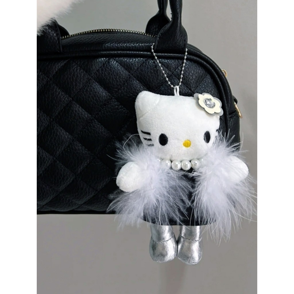 ตุ๊กตาญี่ปุ่น ตุ๊กตา ชาแนล สไตล์ Hello Kitty จี้ห้อยกระเป๋า คิตตี้ พวงกุญแจ ของขวัญ