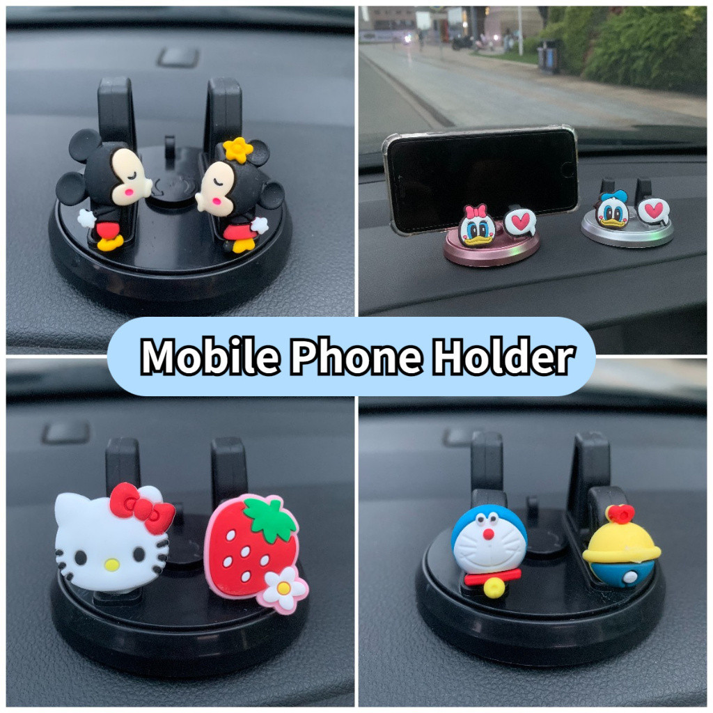 ที่วางโทรศัพท์แดชบอร์ดรถเปลโทรศัพท์มือถือเสื่อรถหมุนได้360 ° เข้ากันได้กับ iPhones sungsmartphone