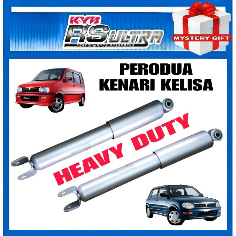 EL KYB RS ULTRA PERODUA KENARI KELISA ABSORBER REAR HEAVY DUTY ABSORBER KYB SUSPENSION