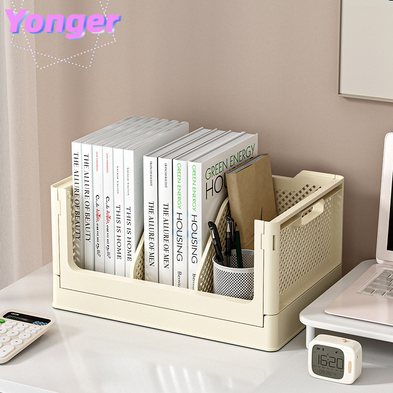 หนังสือออแกไนเซอร์กล่องโต๊ะหนังสือกล่องเก็บตารางชั้นวางกล่องเก็บมัลติฟังก์ชั่