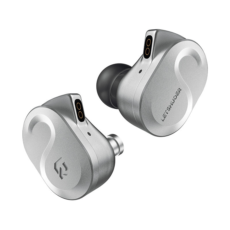 Letshuoer S08 รุ่นที่สี่ในหูฟัง Dual-coil 13 มม.Polar Magnetic Driver HiFi แบบมีสายในหูหูฟัง