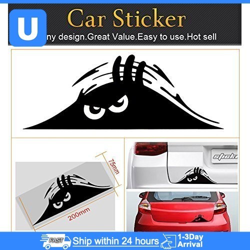 ตลก Peking Monster Auto Car Walls Windows Sticker ใช้สําหรับหมวกกันน็อครถยนต์และรถจักรยานยนต์汽车贴纸