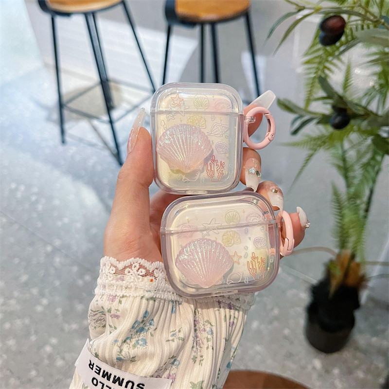 Shell สําหรับ Airpods 1/2 3 Pro Pro2 pro3 Airpods4 ชุดหูฟังไร้สายบลูทูธป้องกันกรณี AirPods Pro i3 i4 pro3 หูฟังป้องกันกรณี