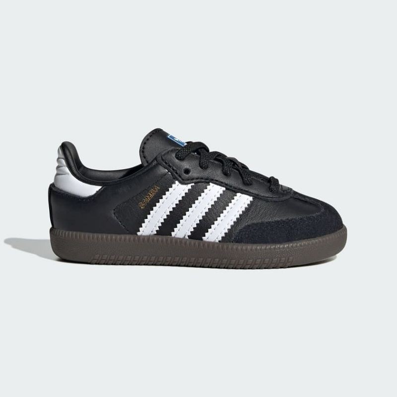 Putih HITAM Adidas Samba รองเท้าเด็กสีดําและสีขาว