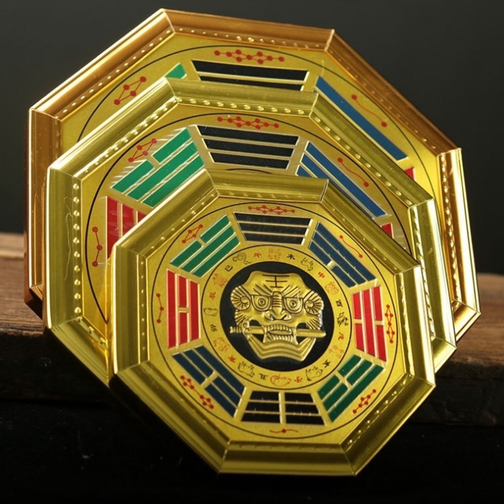 😋 กระจก เสือคาบดาบ กระจก 8 เหลี่ยม ยันต์แปดทิศ แปดเหลี่ยม สิงห์คาบดาบ เสริมดวง แก้ฮวงจุ้ย สะท้อนพลังด้านลบ แก้เคล็ด 😋