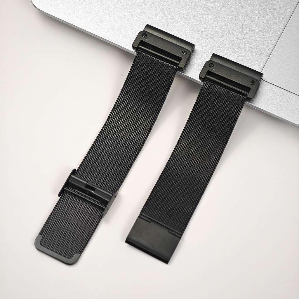 26 มม.22 มม.สายรัด Milanese สําหรับผู้เบิกทาง Garmin 965 955 Band Epix Pro/Instinct 2X/Fenix 7X Pro สแตนเลส Quick Fit Correa