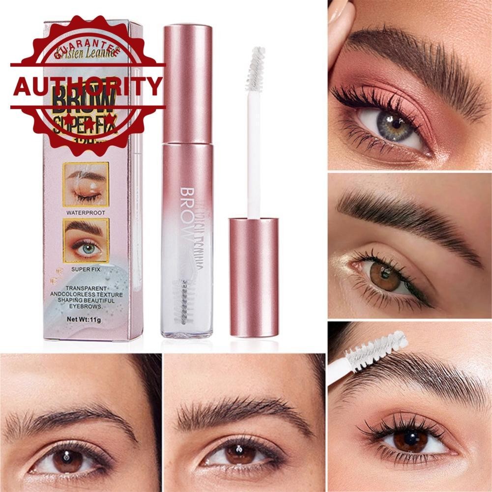 กันน้ํา 3d Brow จัดแต่งทรงผมกาวสําหรับยาวนานและโปร่งใสคิ้วแกะสลักด้วยครีมเขียนคิ้วสีน้ําตาล