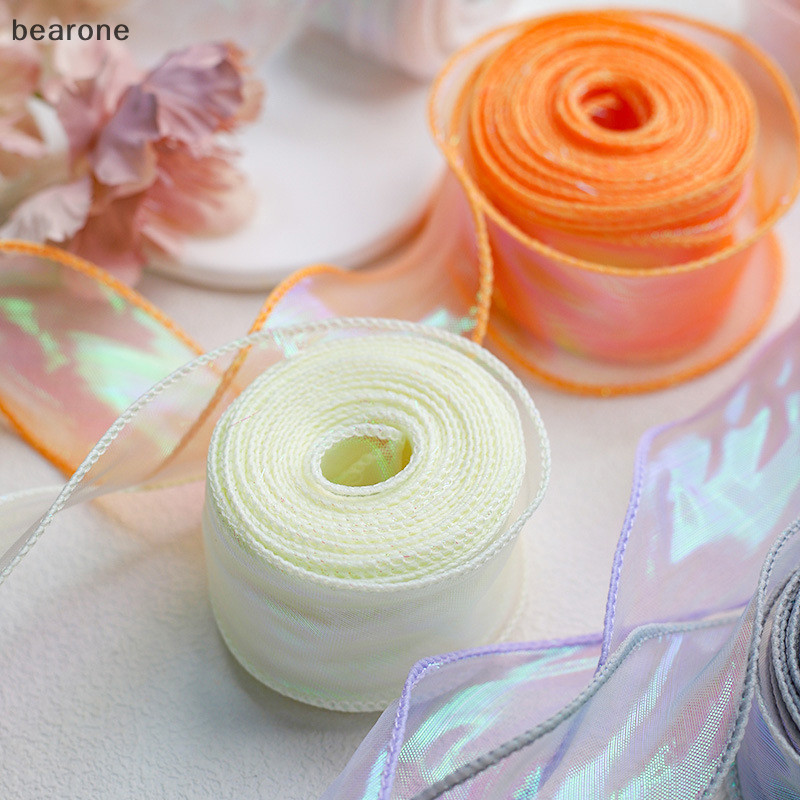 <bearone> Fishtail เส้นด้ายริบบิ้นเค้กโบว์ Headpiece ของขวัญเบเกอรี่ Embellished ริบบิ้นดอกไม้บรรจุภัณฑ์ดอกไม้เส้นด้ายริบบิ้น Nice