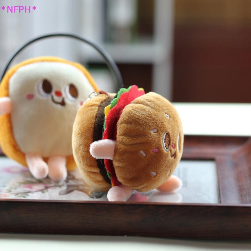 Nfph>hamburg ร้อนสุนัข Fries ขนมปัง Drumsticks จี้ตุ๊กตาพวงกุญแจสร้างสรรค์การ์ตูนกระเป๋าตกแต่งกุญแจรถอุปกรณ์เสริมสําหรับสาวของขวัญใหม่ ราคา ถูกที่สุด ดีลบีเคเค แกลเลอรีภาพที่ 8