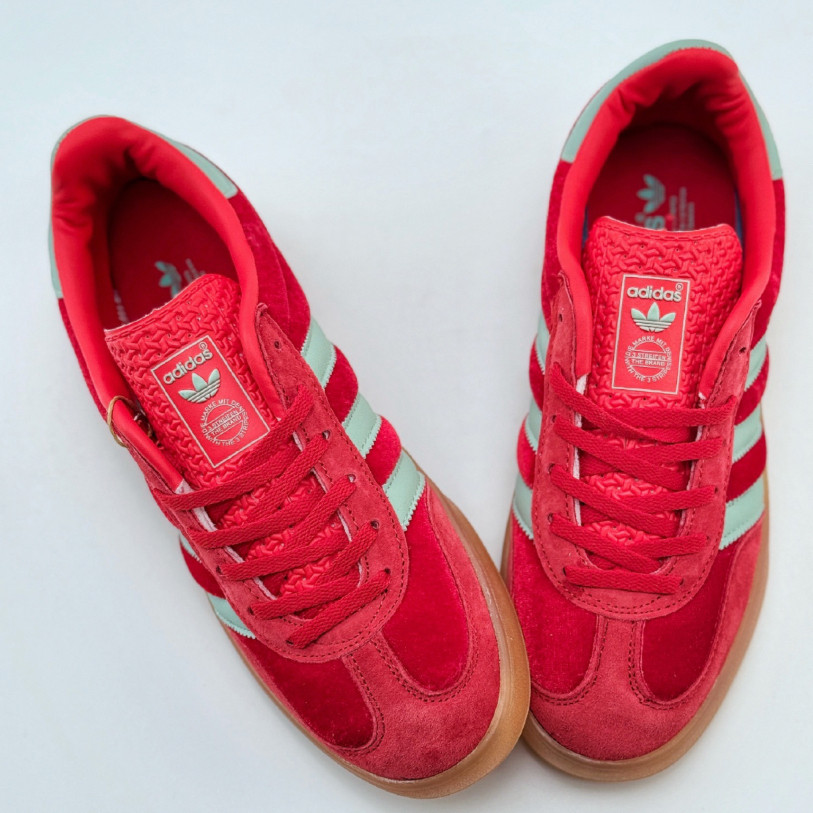 Gazelle Warm Red Low Top Shoes Unisex