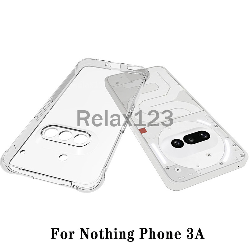สําหรับ Nothing Phone 3a 5G Nothing Phone (3a) 5G Phone3A Phone3 A 5G Casing 2025 Slim Soft TPU Phone Case Silicone Transparent กันกระแทกฝาหลัง