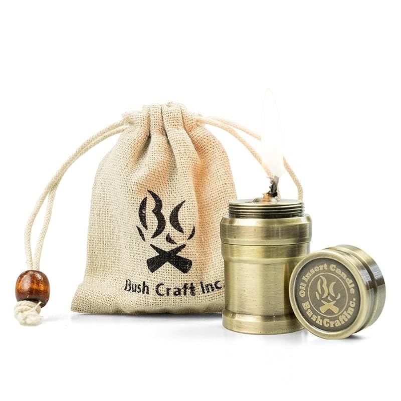 Bush Craft Oil Insert Candle 45 2.0 Brass Color 45mm