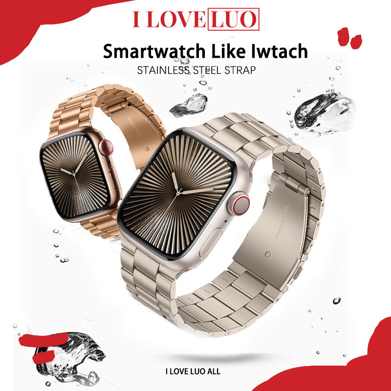 แถบสแตนเลส for Apple Watch Iwatch Series 11 10 SE 7 8 9 4 5 6 49 มม 46 มม 45 มม 41 มม 38 มม 42 มม Ultra 3 2