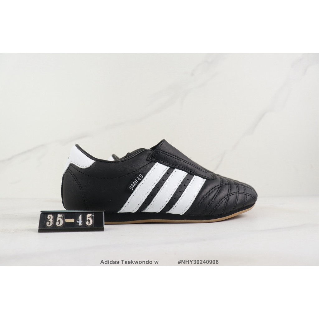 Adidas Taekwondo W รองเท้าลําลองทรงเตี้ย Pigskin รองเท้ากีฬาเฉพาะเทควันโด 35-45