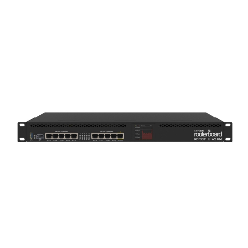 [ของแท้] Mikrotik RB3011UiAS-RM เราเตอร์ปรับสมดุลโหลด