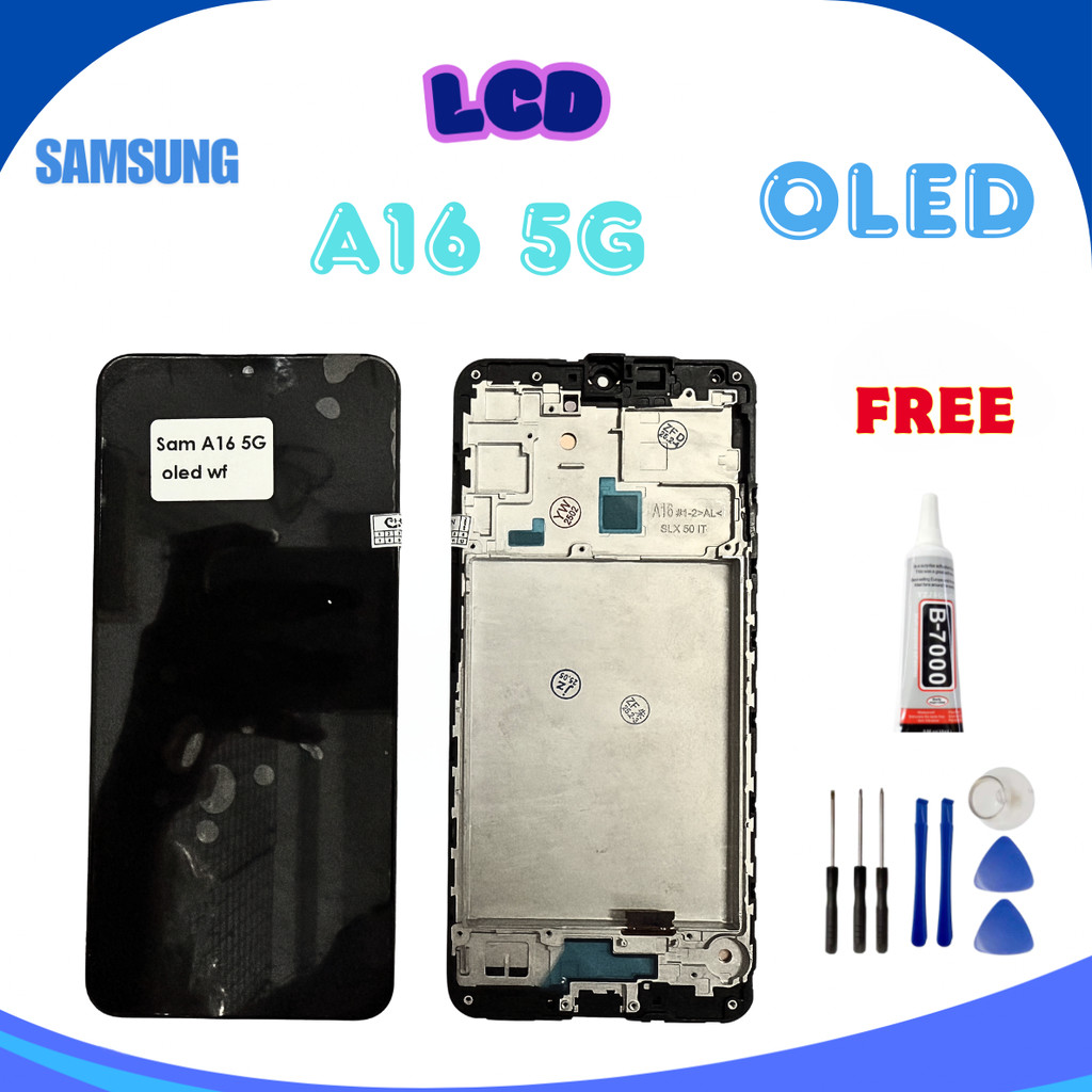 หน้าจอมือถือ>LCD>SUMSUNG Galaxy A16 5G oled wf พร้อมส่ง,ฟรีอุปกรณ์เครื่องมือ1ชุด>หน้าจอคมชัด
