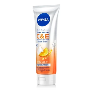 Nivea นีเวีย วิตามิน บอดี้ เซรั่ม เอ็กซ์ตร้า ไบรท์ ซี แอนด์ อี 170 มล. ผิวกระจ่างใส