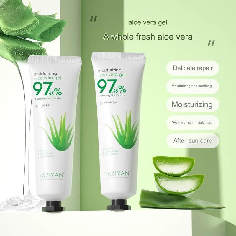 Aloe Vera Gel Moisturizing และ Softening Aloe Vera Gel Aloe Vera & Vitamin E Soothing Gel Moisturizi