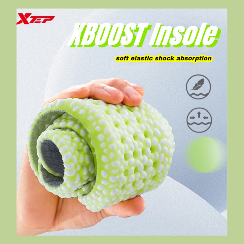 Xtep【พร้อมส่ง】Insole | พื้นรองเท้าด้านในแบบยืดหยุ่นต้านเชื้อแบคทีเรียแบบนุ่ม