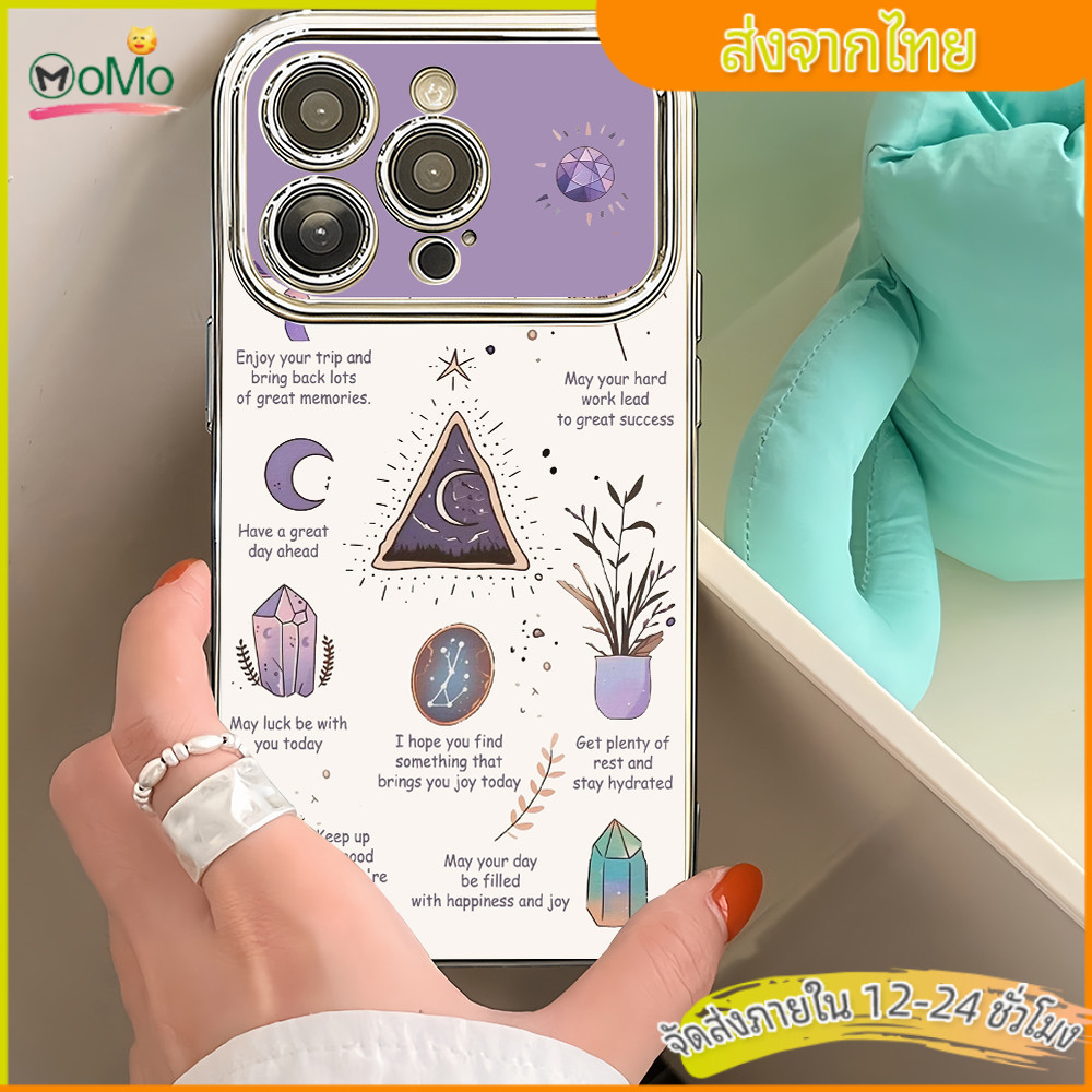 เคสไอโฟนGood luck  การพิมพ์น่ารักรุ่นใหม่ แฟชั่นสไตล์อิน สำหรับiPhone11promax 15plus 16 14 13 12mini XR/XSMax 7 8 SE2020