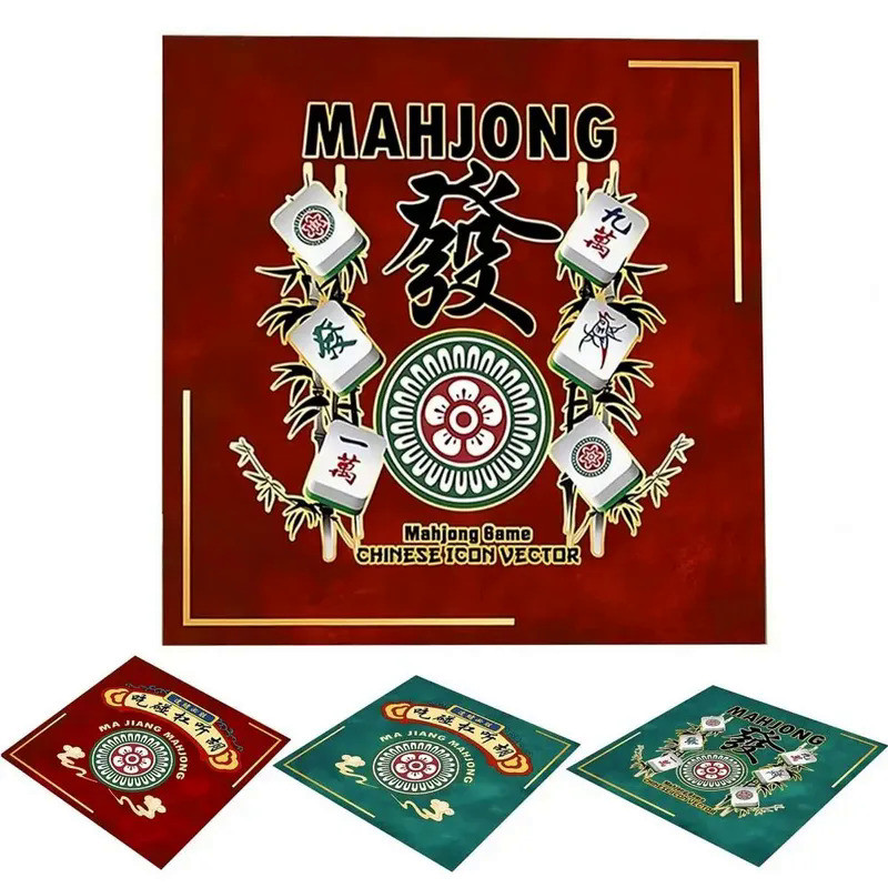 80cm Mahjong Table Mat for Poker Board Games A Variety of Games Non-slip and Noise Reduction Table M