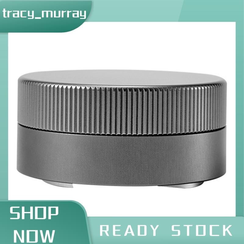 tracy_murrayผงกาแฟกดTamperสี่Oarsฐานผงเหล็กค้อนSelf-Unloadingผงกาแฟจําหน่ายสีเทา