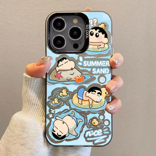 🌼SUN🌼แบรนด์แนวโน้ม ดูเดิลน่ารักจัง เคส ชินจัง iPhone17 16 15 11 14 16 13 12 Pro Max 7 8 15 14 Plus 7Plus XR X XS Max เคส