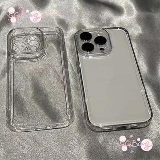 เคสซิลิโคนกันกระแทกโปร่งใส เคสไอโฟน 11 16 สำหรับIPhone 17 air 16 13 14 11 15 12 Pro Max 16 XR 14 15 7 8 6s Plus XS X SE