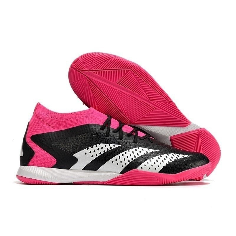 รองเท้าผ้าใบสูง ADIDAS ซีรีส์ Falcon Essence แบบถักลูกไม้ทั้งหมด พื้นรองเท้า FLAT MD IC